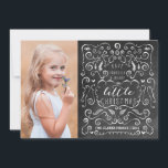 CHALKBOARD | ENKELT LITTLE CHRISTMAS FOTOKORT JULKORT<br><div class="desc">CHIC FOLIAGE | ENKELT LITTLE CHRISTMAS FOTOKORT</div>