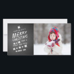 CHALKBOARD GOD JUL | HELGDAG-FOTOKORT JULKORT<br><div class="desc">RUSTIC GOD JUL | HELGDAG-FOTOKORT. Elke Clarke©-Roligtens krittypsnitt används på en svart kriteffektbakgrund. Jag önskar dig God jul och Gott nytt år. Anpassa med ditt namn och din familjefoto. Övriga färg och stilar finns på www.zazzle.com/monogramgallery.</div>