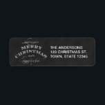 CHALKBOARD GOD JUL JULHÄLSNINGAR RETURADRESS ETIKETT<br><div class="desc">SVART KALKBOARD GOD JUL OCH GOTT NYTT ÅR JULHÄLSNINGAR RETURETIKETTER. ELke Clarke© Kontakta butiken för annat färg. Matchande produkter i lager. Perfekt för att skicka ut dina semesterhälsningar.</div>