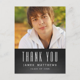 CHALKBOARD GRAD | STUDENTEN TACK POSTCARD VYKORT