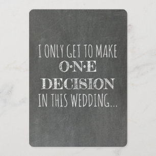 Chalkboard GROOMSMAN BEST MAN Funny Frieri Inbjudningar