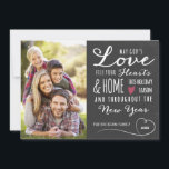 Chalkboard Guds Kärlek-Helgdag-fotokort Julkort<br><div class="desc">Chalkboard Guds fotoport Kärlek Helgdag av Orabella Prints. Byt ut mallbilden mot ett eget foto innan du köper den.</div>