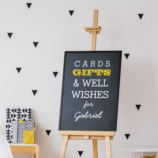 Chalkboard Guld Gift Bord Poster (Skapare uppladdad)