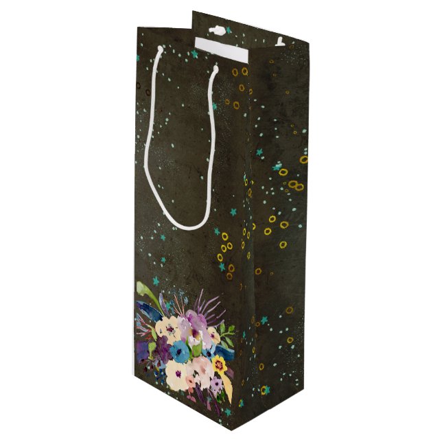 Chalkboard Guld Silver Stars Constellation Himlar (Framsidan Vinklad)