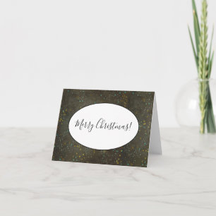 Chalkboard Guld Silver Stars Constellation Himlar Anteckningskort