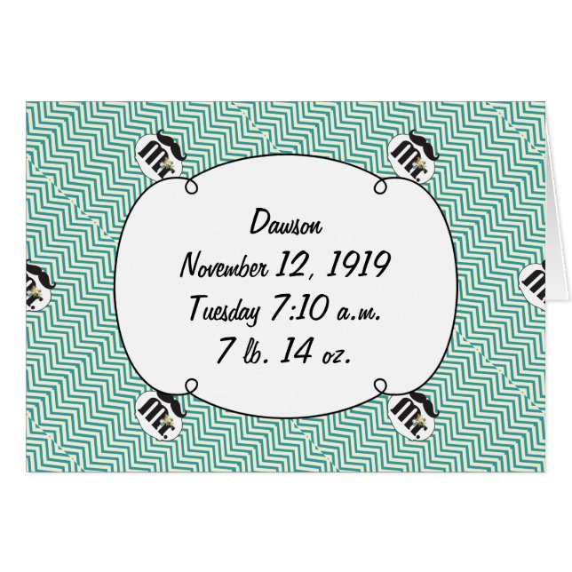 Chalkboard Gult och grönt OBS Kort (Framsidan Horizontal)