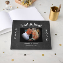 Chalkboard Heart Rulla Bröllop