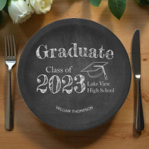 Chalkboard High School Photo Studenten