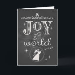Chalkboard - Joy to World Angel Helgkort<br><div class="desc">Trendigets ritbord är "Joy to the World"-julkort,  designat av Robin,  lite inslag från Pixelscrapper.</div>