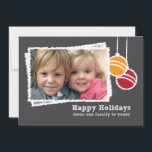 Chalkboard-julfoto-Helgdag Julkort<br><div class="desc">Chalkboard teckning gör det här till ett sött helgdag-kort att skicka ut till dina vänner och familj.</div>