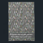 Chalkboard Julgranar and Houses Rosa Gult Kökshandduk<br><div class="desc">En billig gåva till en vän eller medarbetare i perfekten. Den här kökshandduken kan lätt vara personlig för vilken presentmottagare som helst. Underbar idé om presentbörser eller en värdinna-gåva,  eller om en party för uppvärmning av hushållen.</div>