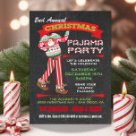 Chalkboard-julinbjudan till Pajama-partiet Inbjudningar<br><div class="desc">Pajamakapartiet Chalkboard jul bjuder in Toppen söt för Helgdagarna, den här partyet är för vuxnor eller barn som har ett pajamatema. Har julpj:s och renens tofflor, roligt typsnitt och banderoller på en schalkboard-bakgrund. Ett exempel på hand plockade är McBooboos. Om du vill göra fler ändringar går du till Anpassa den...</div>