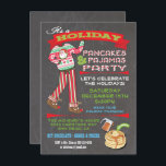 Chalkboard-julpancakes & Pajamas Party Inbjudningar<br><div class="desc">Julpancakes och Pajamas Pajamas Pangs Pancakes Toppen söt för Helgdagarna. Den här julen är party för vuxnor eller barn som har ett pajamatema. Har julpj:s och renens tofflor, roligt typsnitt och banderoller på en schalkboard-bakgrund. Underbar för en brunch, födelsedagsfest eller till och med en kvällfrukost! Ett exempel på hand plockade...</div>