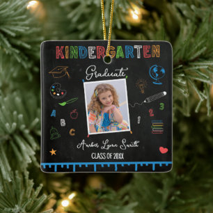 Chalkboard Kindergarten Studenten Ornament