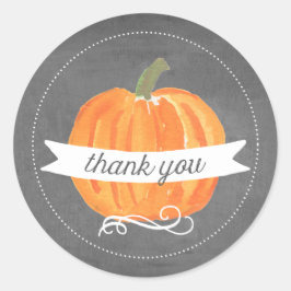 Chalkboard Little Pumpkin Tack Stickers Runt Klistermärke