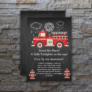 Chalkboard Ljud the Alarm! Barnskor för brandlastb Tilläggskort
