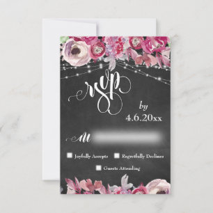 Chalkboard, Ljus, Calligraphy Rosa Flowers OSA