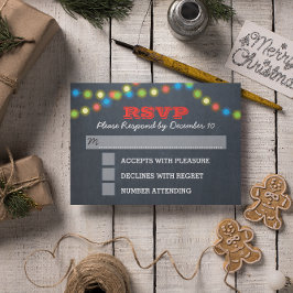 Chalkboard Ljus Helgdag Bröllop OSA Card
