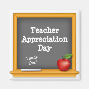 Chalkboard Magnets for Teacher Day Magnet