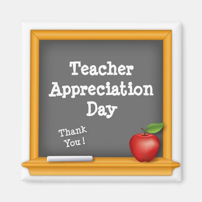 Chalkboard Magnets for Teacher Day Magnet (Framsidan)