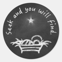Chalkboard Manger Runt Klistermärke