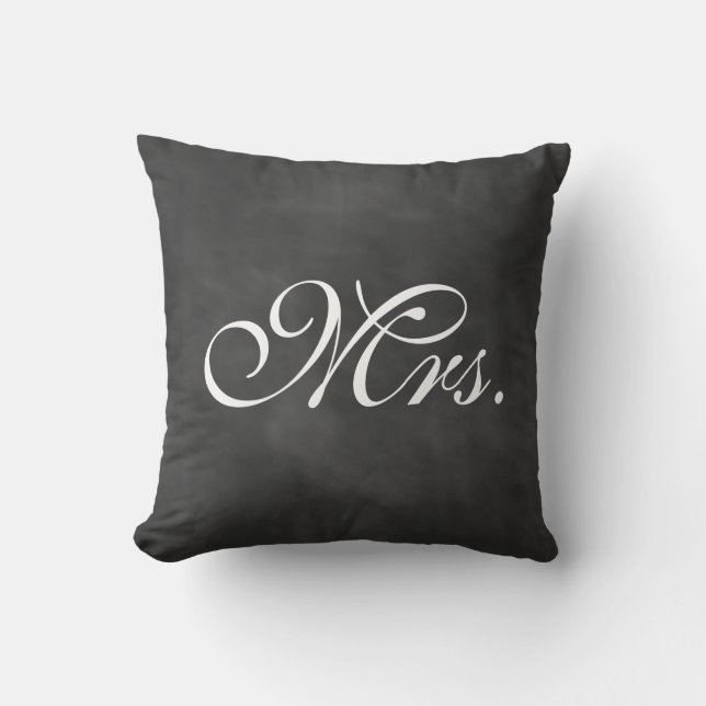 Chalkboard Mrs Pillow Kudde (Framsida)
