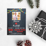 Chalkboard Multi Ljus Red Bröllop spara datum Meddelande Vykort<br><div class="desc">Den här Chicen för Avslappnad Spara postkortets datum är perfekten för att meddela bröllop! Lägg till ett eget foto och anpassa texten till vad du vill. Ytterligare Färg och samordningsposter tillgängliga.</div>