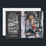 Chalkboard O Heliga Night Lyrics jul Photo Julkort<br><div class="desc">O Heligan Natten är Stjärnan kort sfinande. Skicka semesterhälsningar och önskemål till familj och vänner med det här roliga julkortet. Den har ett rustiskt kritskript med en faux-kritbakgrund. Det här fotoportet i sång är perfekt för den här julhelgen.</div>