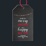 Chalkboard och Ljus God jul Presentetikett<br><div class="desc">Redot för designmall för Chalkboard God jul och Gott nytt år Photo Helgdag gör att du kan lägga till egna uppgifter. Om du vill ändra färg eller typsnittet för texten klickar du på anpassa ytterligare i slutet av mallen.</div>