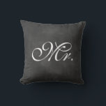Chalkboard Pillow Kudde<br><div class="desc">Finare-typen på en illustrerad bakgrund på en kalkbräda accentuerar den här kudden för bord, soffa eller säng från hjärtat. Även samordnaren, fru Cushion, finns tillgänglig. Om du vill ändra färg: klicka på knappen "anpassa", klicka på textraden om du vill ändra den på högerna, klicka på korallrektangeln ovanför och välj färg....</div>