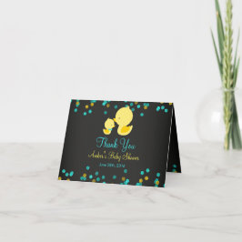 Chalkboard Rubber Anka Baby Shower - tack för ditt
