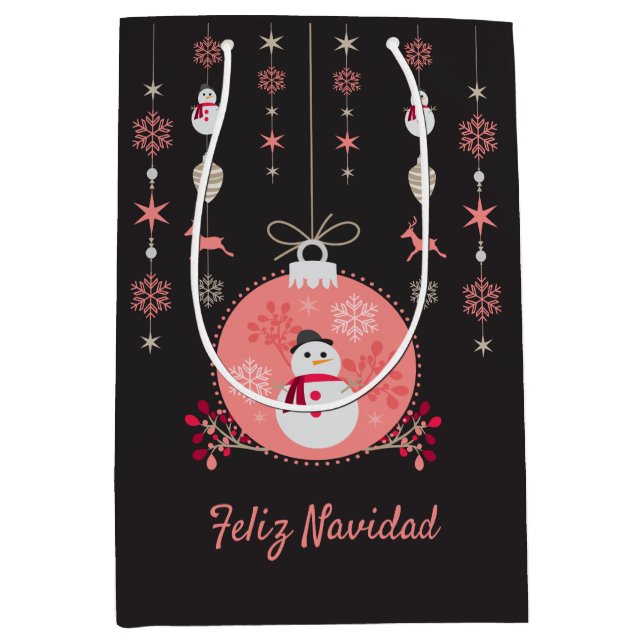 Chalkboard Snögubbe Navidad (Framsidan)