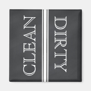 Chalkboard Stil Dishwasher Magnet Clean & Dirty