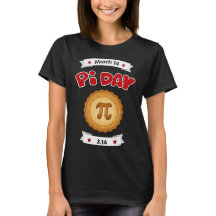 Chalkboard Stil Pi Day Womans T-Shirt