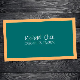 Chalkboard Suppleant Teacher
