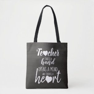 Chalkboard Teacher inspirational Quote Typography Tygkasse