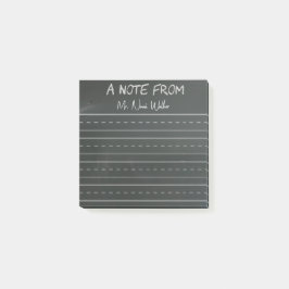  Chalkboard Themed Post-it Notes Block