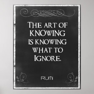 Chalkboard-typografi med en inspirationsoffert poster