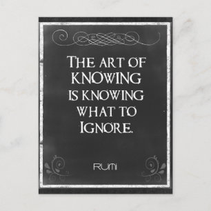 Chalkboard-typografi med en inspirationsoffert vykort