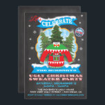 Chalkboard Ugly jul Sweater-inbjudningar Inbjudningar<br><div class="desc">Helt och hållet fantastisk: Vuxna julinbjudningar. Har en stor ful sweater med solbrännmärkning av bakgrunden stil julgran,  banderoller,  gleaming snö,  snöflingor och roligt typografi mot en rustisk kritbakgrund.Hand plockade illustration av McBooboo.</div>