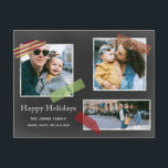Chalkboard Washi Tape Många Photo Collage Helg Vykort<br><div class="desc">Chalkboard Washi Tape Multiple Photo Collage Holiday-vykort</div>
