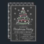 Chalkboard Whimsical Julgran Julfest Inbjudningar<br><div class="desc">Inbjudan kan enkelt anpassas för evenemanget genom att du lägger till information om evenemanget,  teckensnittet stil,  teckensnittet storlekt & färg och den ordalydelse du väljer genom att klicka på knappen Anpassa.</div>