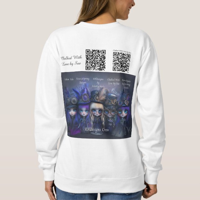 Chalked With Kärlek by Sue T Shirt (Baksida)