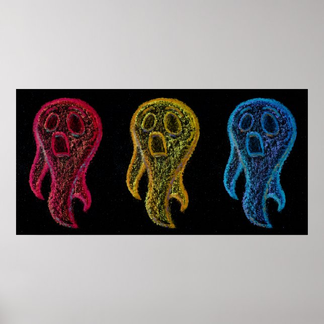 Chalkie Ghosts Poster (Framsidan)