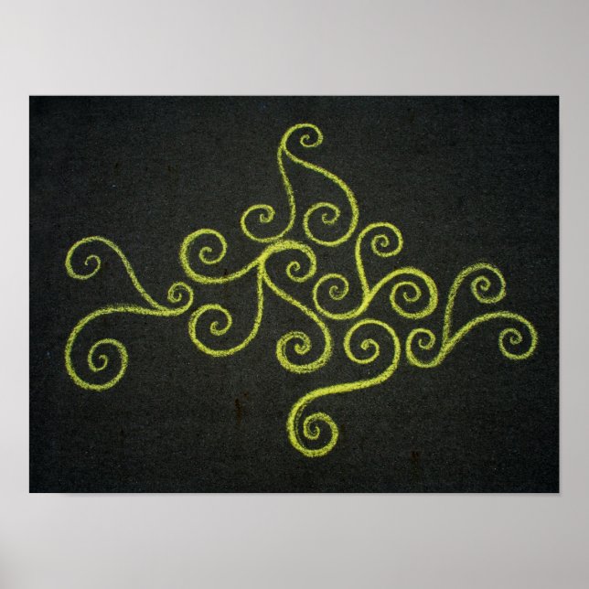 Chalkie Gult Sea Poster (Framsidan)