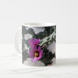 Challa Kaktus i blomning Kaffemugg