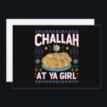Challah at Ya Girl Funny Hanukkah Food Chanukah Inbjudningar<br><div class="desc">Challah at Ya Girl Funny Hanukkah Food Chanukah</div>
