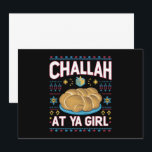 Challah At Ya Girl Roligt Hanukkah Mat Chanukah Inbjudningar<br><div class="desc">Challah At Ya Girl Roligt Hanukkah Mat Chanukah</div>