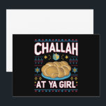 Challah At Ya Girl Roligt Hanukkah Mat Chanukah Inbjudningar<br><div class="desc">Challah At Ya Girl Roligt Hanukkah Mat Chanukah</div>