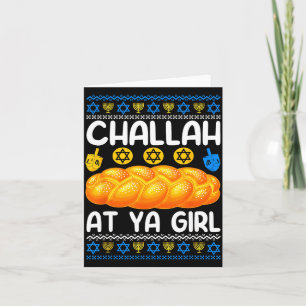 Challah At Ya Tjej Judisk Hanukkah Kul Kort